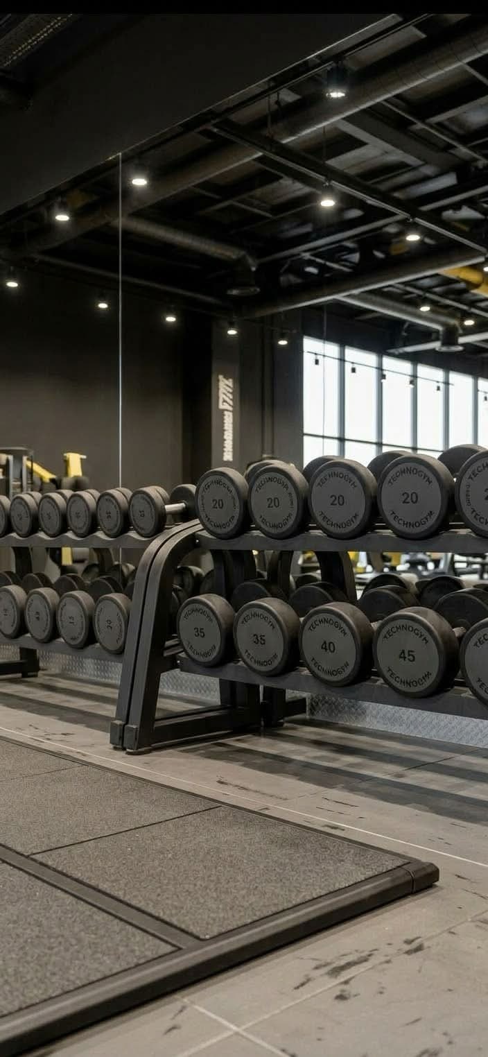 Espace haltères du club